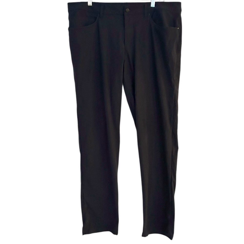 Lululemon Men’s ABC Pants Classic Black Size 38 Style M5ADFS MSRP 128.00 - Picture 9 of 10